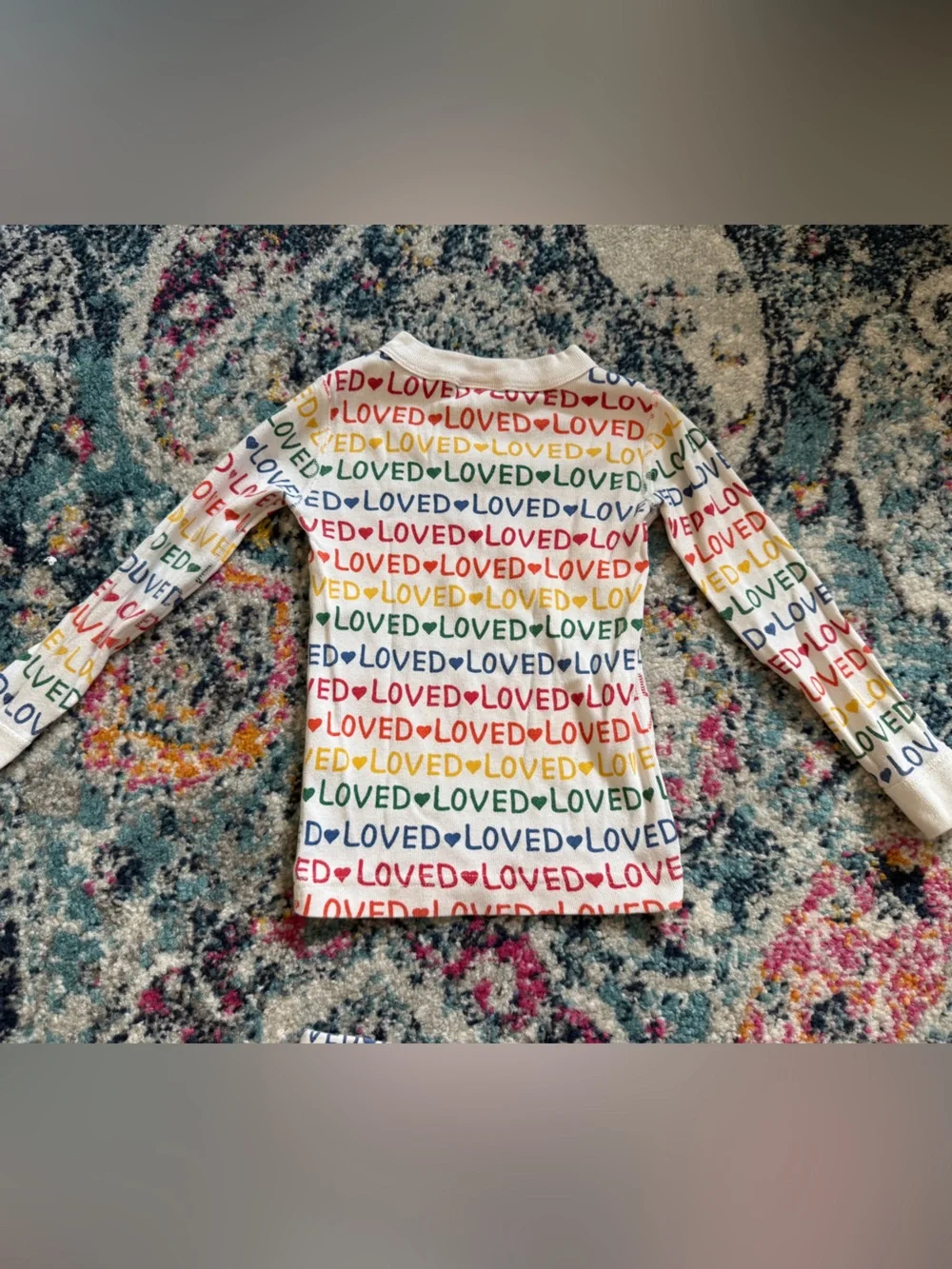 🌈Hanna Andersson Rainbow LOVED Pajamas